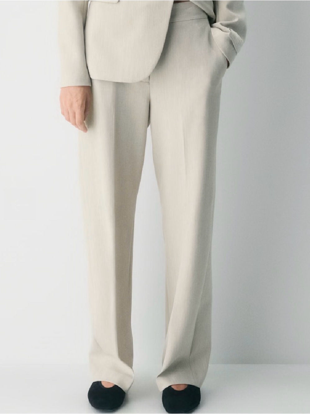 Aritzia Limitless Pant Heather Matte Pearl NWT